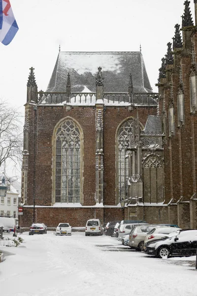 Zutphe Κατω Χωρεσ Φεβρουάριος 2021 Μέρος Του Καθεδρικού Ναού Του — Φωτογραφία Αρχείου