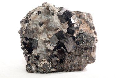 magnetite iron metal mineral sample, a rae earth mineral clipart