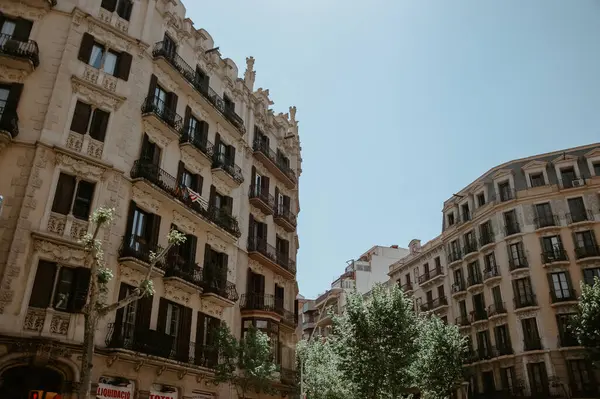 Barcelona Spain 2019 스페인 바르셀로나에 주거용 — 스톡 사진