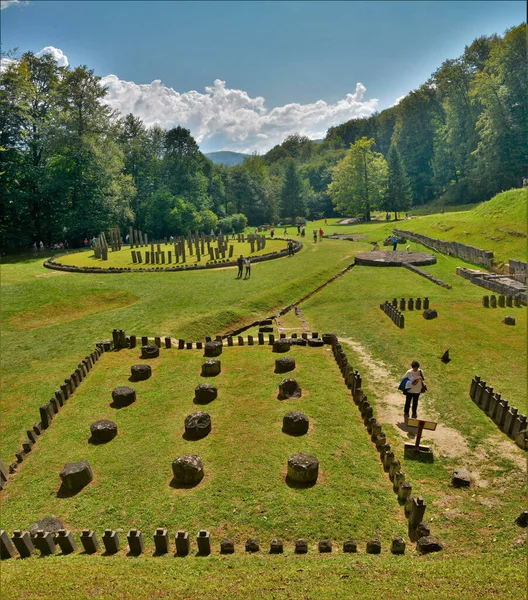 Sarmisegetuza Romania Sep 2016 Sarmizegetusa Regia Capital Most Important Military — Stock Photo, Image