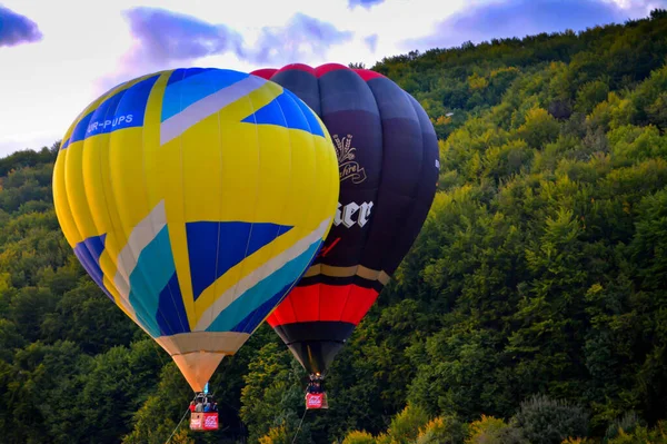 Campu Cetat Rumänien September 2019 Heißluftballonfestival Campu Cetatii Rumänien — Stockfoto