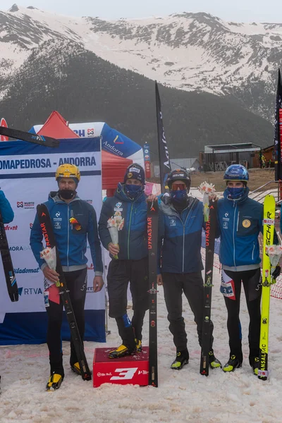 Arinsal Andorra Mar 2021 Arinsal Andorra 2021 March French Team — 图库照片