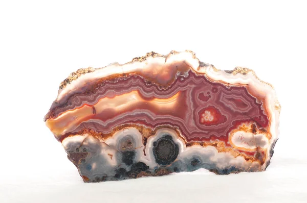 Rough Agate Mineral Sample Outer Shell Geode — Stock Photo, Image