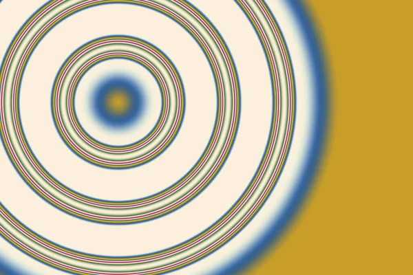 Ein Kreisförmiges Ziel Mit Weißen Linien Und Blauem Umriss Auf — Stockfoto