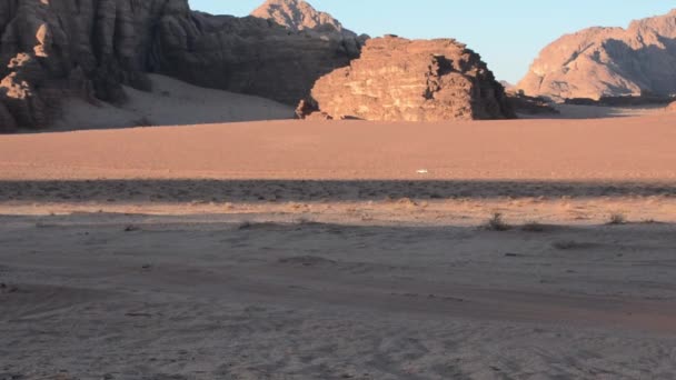 Belle Vue Sur Désert Dans Les Montagnes — Video