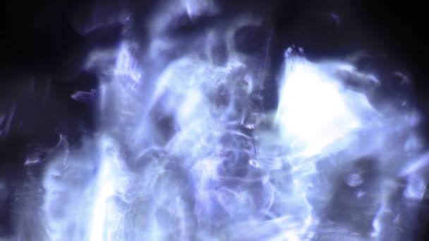 液体中的抽象霓虹灯气泡 — 图库视频影像