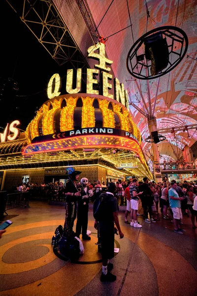 Las Vega United States Jul 2018 Vertical Shot Night Life — Stock Photo, Image