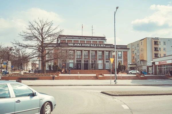 Laziska Gorne Poland Mar 2021 Wide Shot Laziska Gorne House — Stock Photo, Image