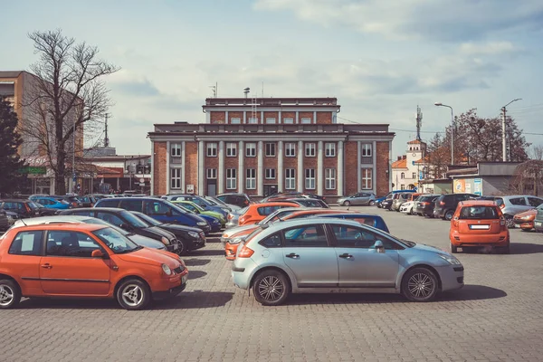 Laziska Gorne Poland Mar 2021 Wide Shot Laziska Gorne House — Stock Photo, Image