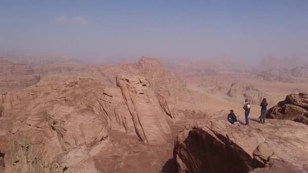 Paesaggio Deserto Montagne Rocce Cielo — Video Stock