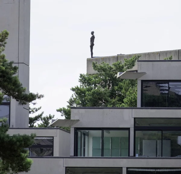 Norwich United Kingdom Aug 2018 Sculpture Another Time Anthony Gormley — Stock Photo, Image