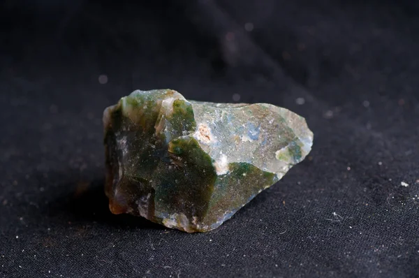 moss agate crystal mineral sample used as a healing stone