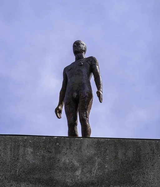 Norwich United Kingdom Aug 2018 Sculpture Another Time Anthony Gormley — Stock Photo, Image