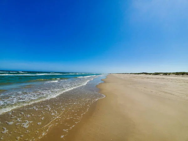 Beautiful View Tranquil Sea Clear Blue Sky Royalty Free Stock Photos