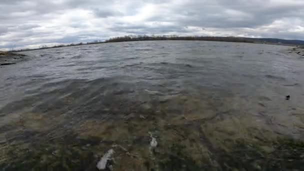 Vagues Eau Sur Plage — Video