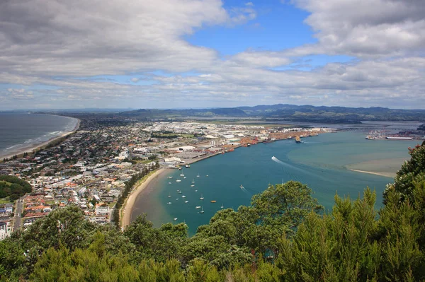 Vista Panorâmica Sobre Península Tauranga Ilha Norte Nova Zelândia — Fotografia de Stock