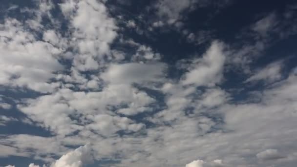高清天空中的云彩时间差 — 图库视频影像