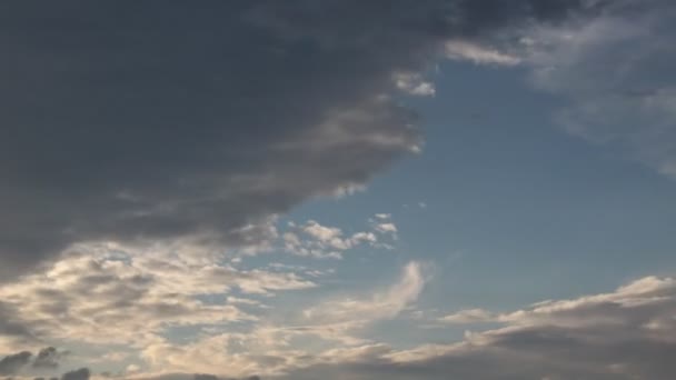 Lapso Tempo Nuvens Escuras Céu — Vídeo de Stock