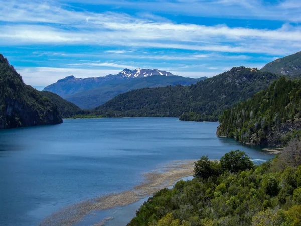 Bela Vista Lago Verde Parque Nacional Los Alerces Argentina — Fotografia de Stock
