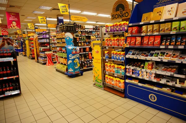 Poznan Poland Sep 2013 Interior Popular Piotr Pawel Supermarket — 图库照片