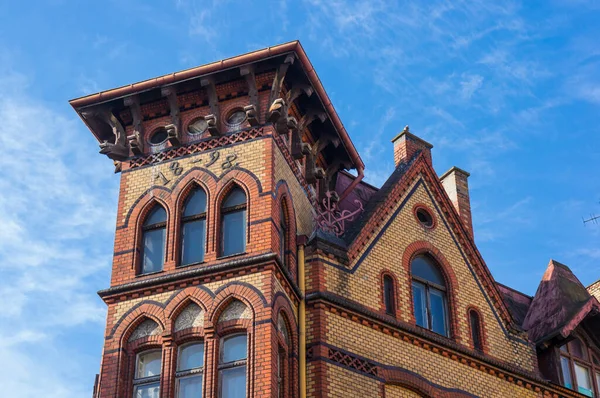 Poznan Polonia Marzo 2015 Antiguo Edificio Apartamentos Centro Poznan Polonia — Foto de Stock