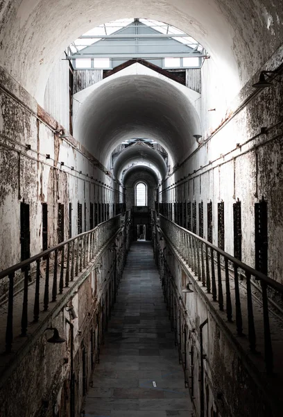 Filadelfia Estados Unidos Nov 2020 Vista Sombría Penitenciaría Estatal Del —  Fotos de Stock