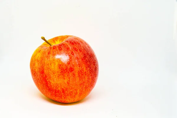 Red Apple White Background — Stock Photo, Image