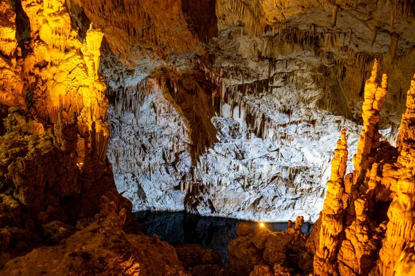 Trésor Caché Méditerranée Des Dripstones Enchanteurs Dans Grotte Gilindir Aydnck — Photo