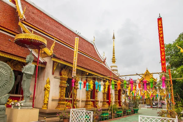 Wat Klang Wiangs Tempel Chiang Rai Thailand — Stockfoto