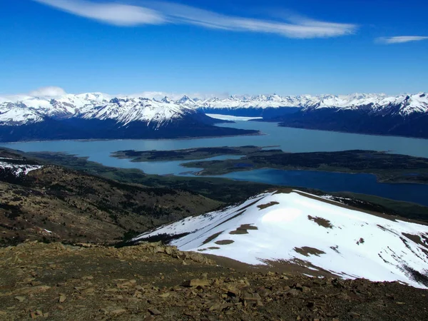 Patagonia Parque Nacional Los Glaciares Vista Desde Cerro Cristales Sobre —  Fotos de Stock