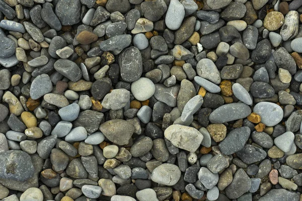 Eine Nahaufnahme Von Kieselsteinen Perfekt Für Hintergrund — Stockfoto
