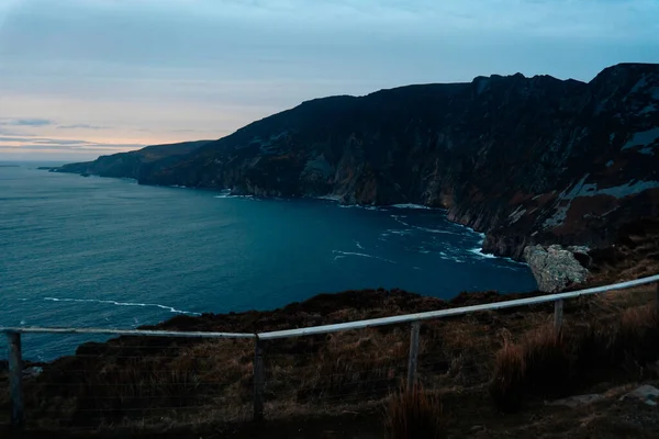 Urzekający Widok Klify Slieve League Hrabstwo Donegal Irlandia — Zdjęcie stockowe