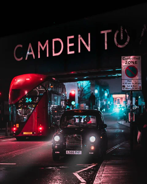 Londres Royaume Uni Mars 2021 Camden Town Chill Night London — Photo