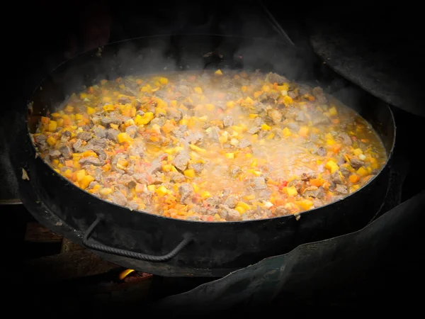 Nahrung Für Die Für Die Argentinische Gastronomie Typische Pflugscheibe — Stockfoto