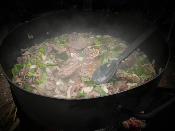 Nahrung Für Die Für Die Argentinische Gastronomie Typische Pflugscheibe — Stockfoto