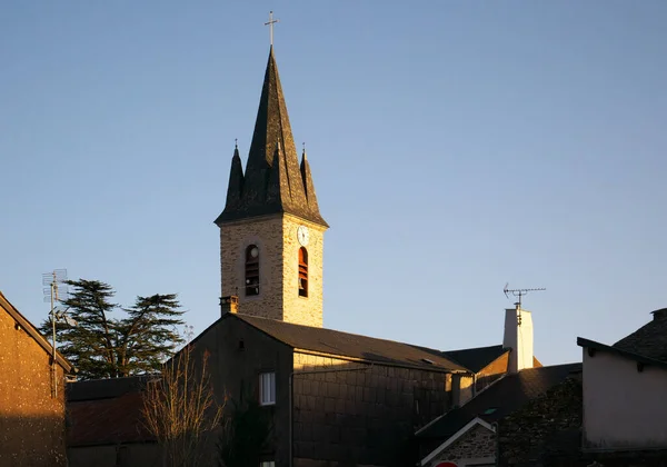 Klokkentoren Van Kerk Het Zuiden Van Frankrijk Bij Saint Pierre — Stockfoto