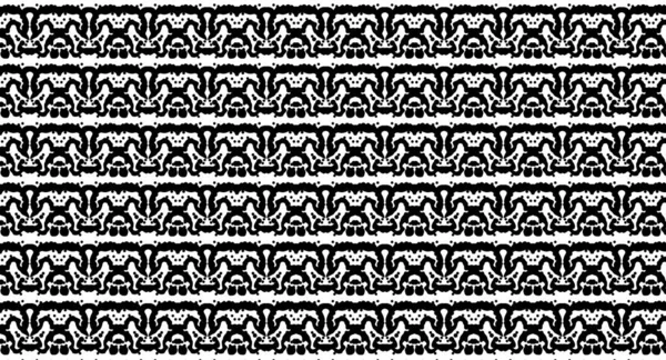 Een Illustratie Van Zwart Wit Extravagante Patroon Achtergrond — Stockfoto