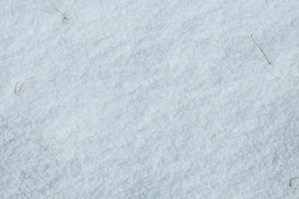 Uma Textura Branca Lisa Neve — Fotografia de Stock