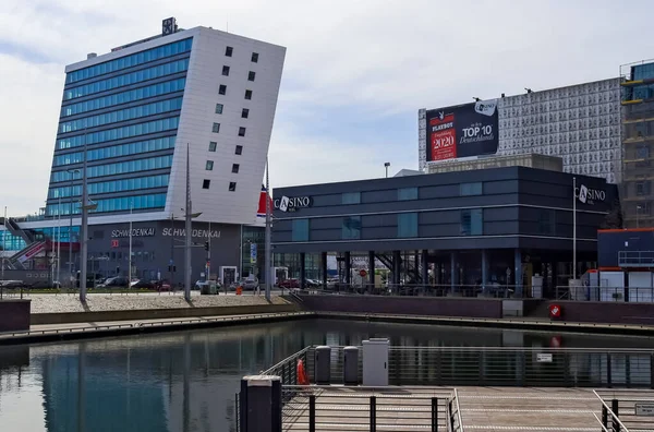 Kiel Niemcy Kwietnia 2021 Widok Budynek Kasyna Kilonii Niemczech Słoneczny — Zdjęcie stockowe