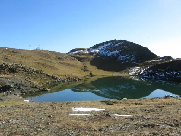 Der Wangsersee Ist Teil Des Seen Wanderweges Pizol Gallen Schweiz — Stockfoto