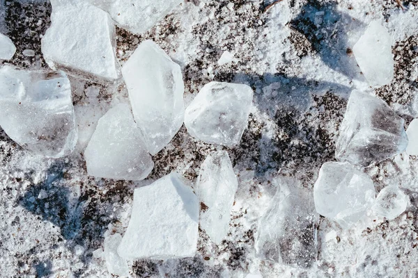 雪原の氷の上からの眺め — ストック写真