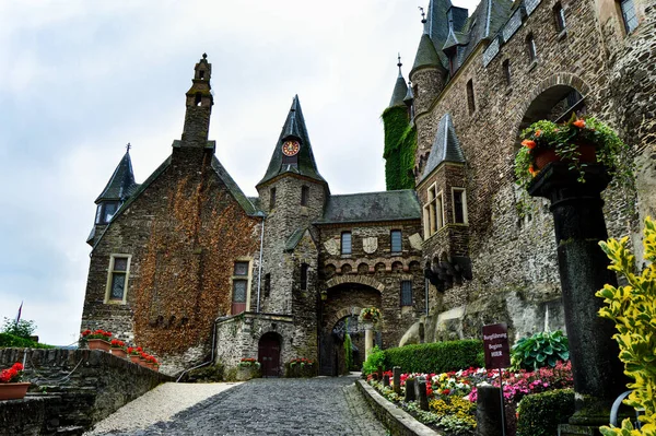 Uma Bela Vista Castelo Cochem Reichsburg Cochem Alemanha — Fotografia de Stock