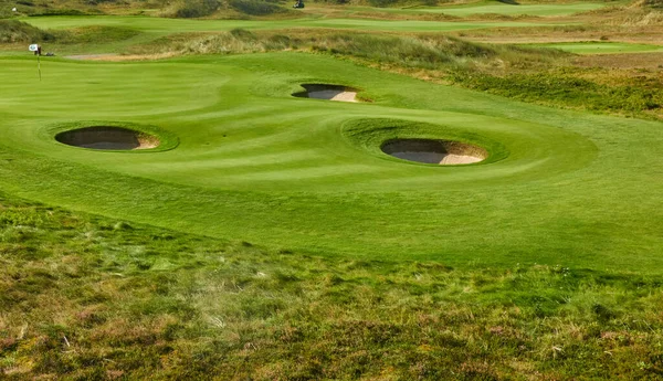 Bunker Sul Campo Golf Sull Isola Sylt Germania — Foto Stock