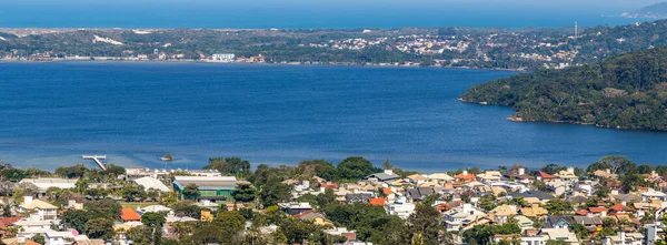 Vista Panorâmica Lagoa Conceicao Florianópolis Brasil — Fotografia de Stock