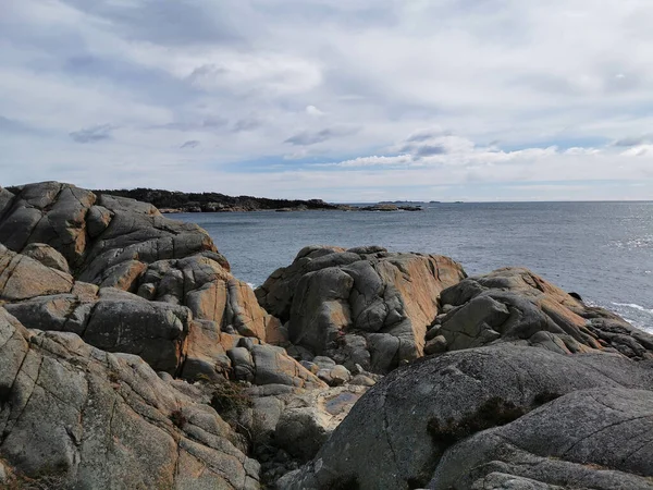 Paesaggio Costiero Sommaroya Norvegia Del Nord — Foto Stock