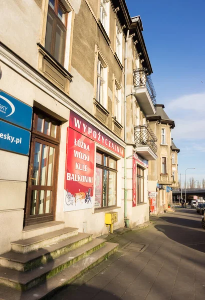 Poznan Poland Jan 2018 Front Medical Store Old Building Roosevelta — Stock Photo, Image