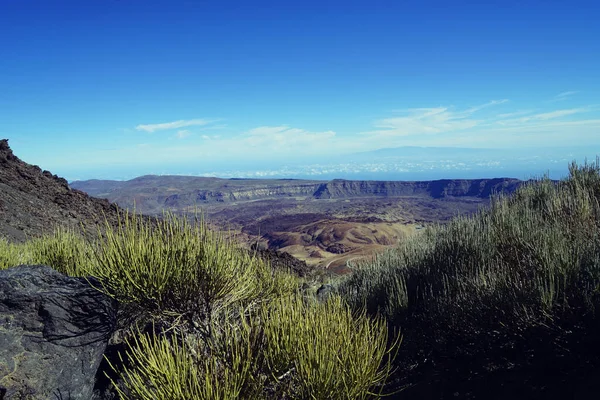 Gyönyörű Kilátás Nyílik Teide Nemzeti Park Paradores Spanyolország — Stock Fotó