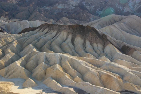 Dry Landscape Eroded Ridges Death Valley National Park California Usa — Stock Photo, Image