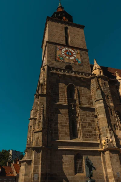 Снимок Черной Церкви Брашове Румыния — стоковое фото