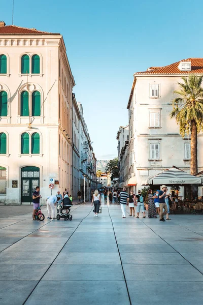 Split Croatia Sep 2020 Summer Day Old Town Split Croati — Stock Photo, Image